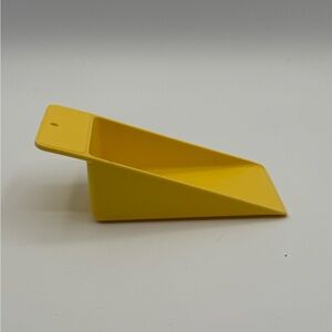 Vintage Tupperware Yellow Scoop Measuring Utility Scoop Hanging Handle Retro